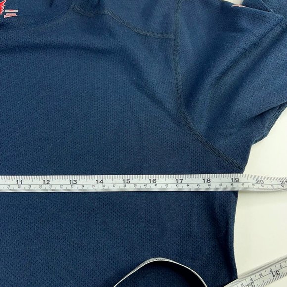 Drifire Mens Hrc 2 Activewear Long Sleeve Top Blue Crew Flame Resistant S New - Picture 3 of 9